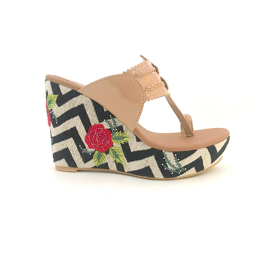 Nude Monochrome Wedges