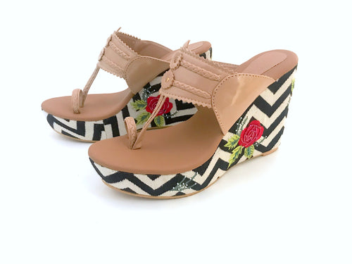 Nude Monochrome Wedges