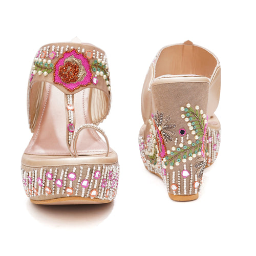 Rose Gold Wedges