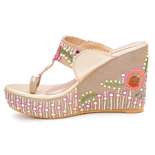 Rose Gold Wedges