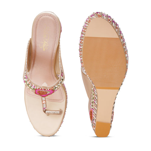Rose Gold Wedges