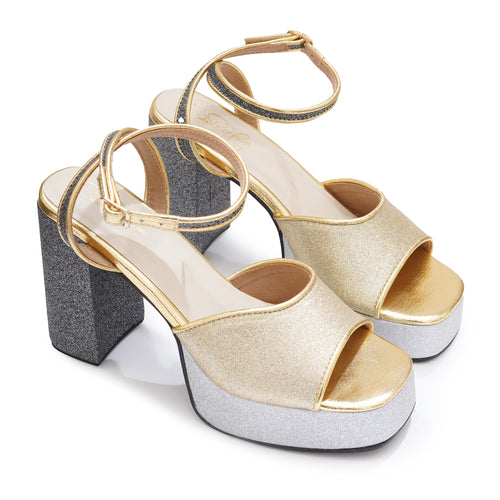 Golden Temptation Heels