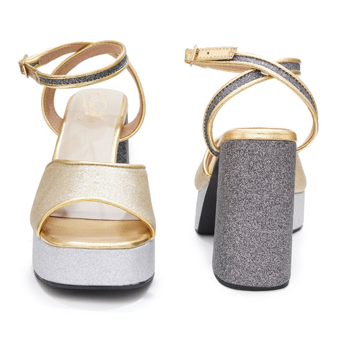 Golden Temptation Heels