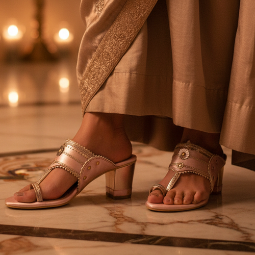 Baby Pink Satin Heels