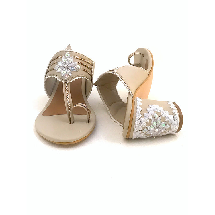Azma Crème Heels thumbnail 2
