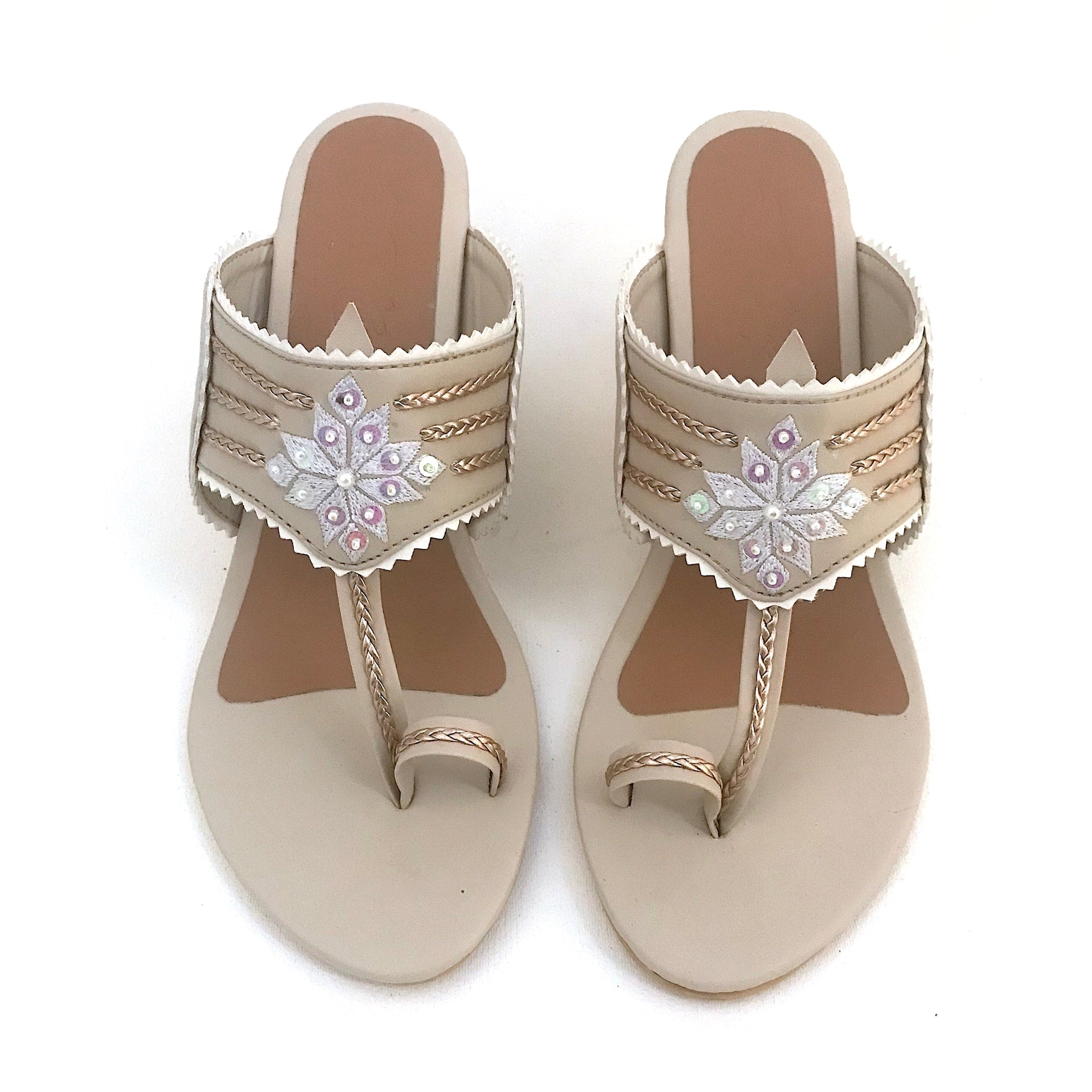 Azma Crème Heels thumbnail 3
