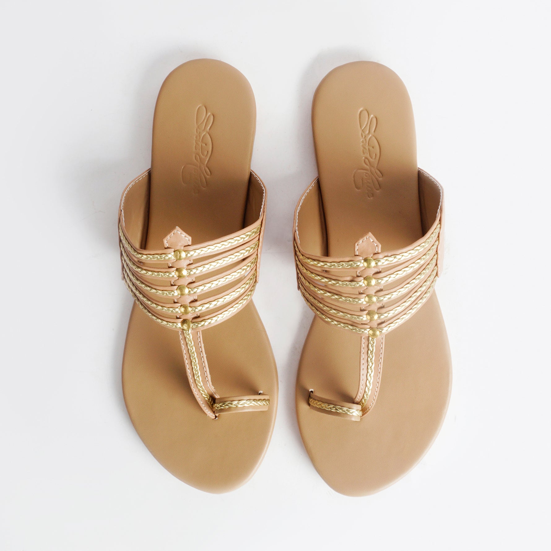 Beige Classics Flats thumbnail 4