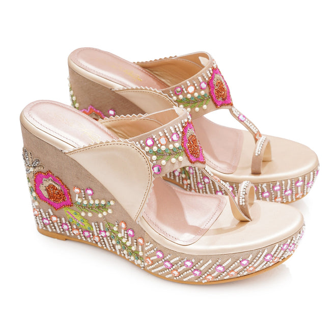 Rose Gold Wedges
