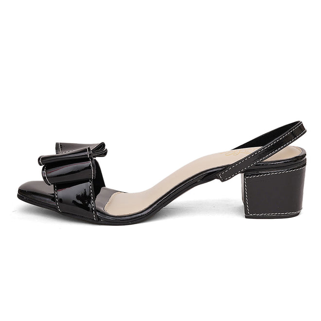 Midnight Bow Heels