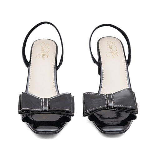Midnight Bow Heels