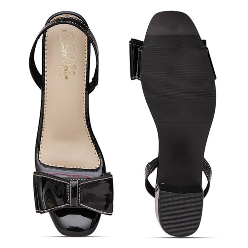 Midnight Bow Heels
