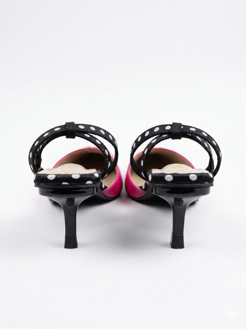 Pink Polka Heels