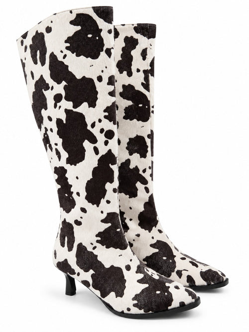 Cow knee boot