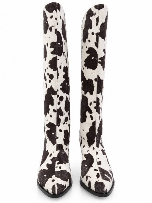 Cow knee boot