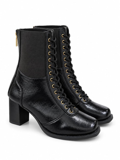 Black elastic boot