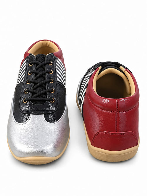 Red zebra shoe